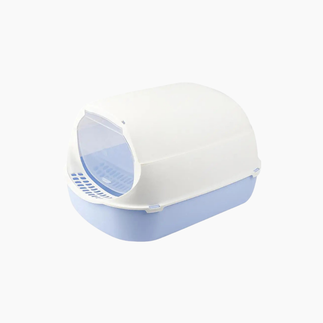 Close Litter Box With Shove