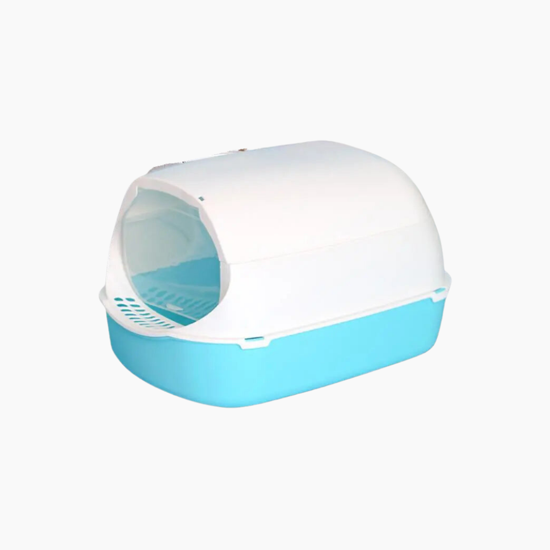 Close Litter Box With Shove