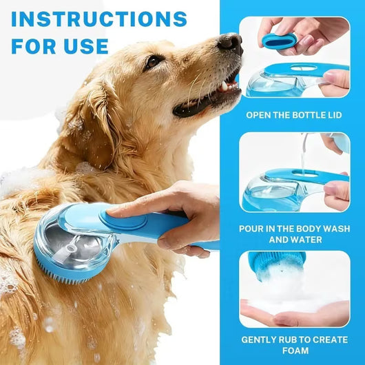 Pet Bath Shampoo Brush