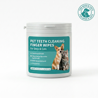 Pet Dental Finger Wipes