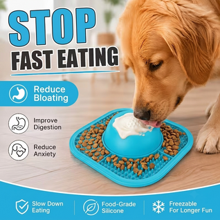 2-in-1 Dog Lick Bowl