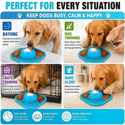 2-in-1 Dog Lick Bowl