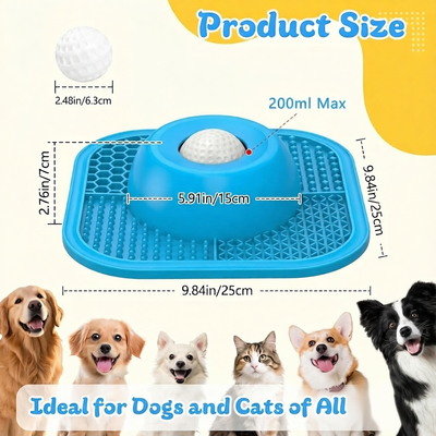 2-in-1 Dog Lick Bowl